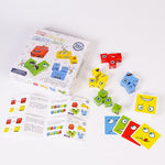 Puzzle in legno per bambini 4-6 anni 18x18 cm