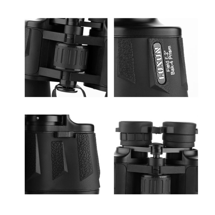 Binocolo Luxun 20X50 per esterni Binocolo ad alta potenza non a infrarossi per visione notturna a bassa luminosità, 20X50 Black, 20X50 Army Green