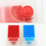 Spazzola da bagno in silicone 2 in 1 per cani