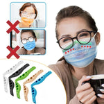 10 PCS Maschera Naso Clip Ponte Occhiali da sole Striscia di tenuta anti-appannamento in silicone, consegna colore casuale, Mask Nose Clip