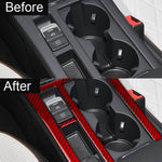 Set di 2 pezzi di rivestimento per portabicchieri della console centrale per Volkswagen Magotan/CC con guida a sinistra