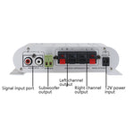 ST-838 Mini Digital Hi-Fi Amplificatore di potenza a 2.1 canali Lettore audio per basso stereo CD MP3 MP4 Altoparlante per PC, US Plug, EU Plug