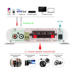 ST-838 Mini Digital Hi-Fi Amplificatore di potenza a 2.1 canali Lettore audio per basso stereo CD MP3 MP4 Altoparlante per PC, US Plug, EU Plug
