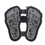 MLR-125 Mini massaggiatore per piedi Massaggiatore per piedi per anziani Massaggiatore rilassante per piedi portatile a impulsi EMS, Black (Battery), Pink (Battery), Pink (Rechargeable), Black (Rechargeable)