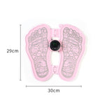 MLR-125 Mini massaggiatore per piedi Massaggiatore per piedi per anziani Massaggiatore rilassante per piedi portatile a impulsi EMS, Black (Battery), Pink (Battery), Pink (Rechargeable), Black (Rechargeable)