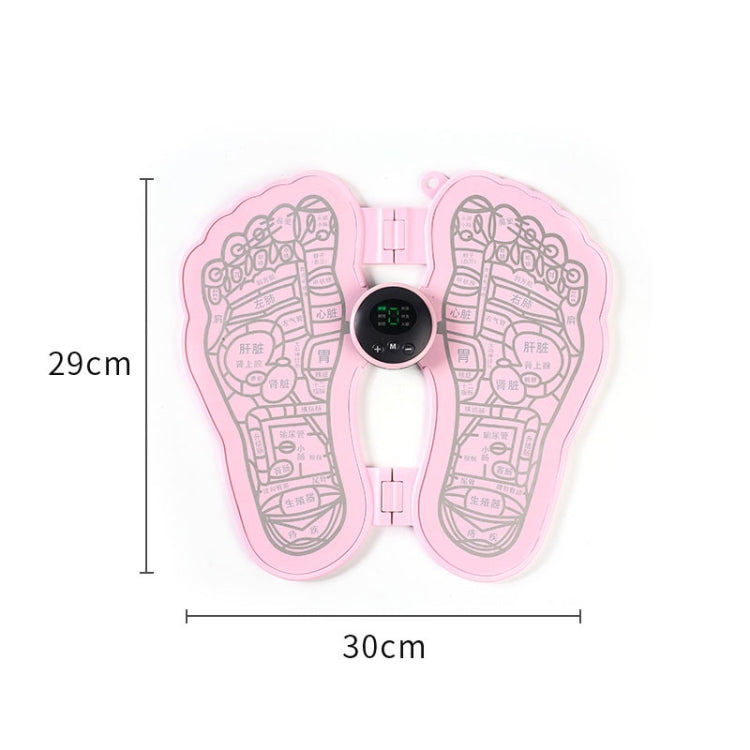 MLR-125 Mini massaggiatore per piedi Massaggiatore per piedi per anziani Massaggiatore rilassante per piedi portatile a impulsi EMS, Black (Battery), Pink (Battery), Pink (Rechargeable), Black (Rechargeable)