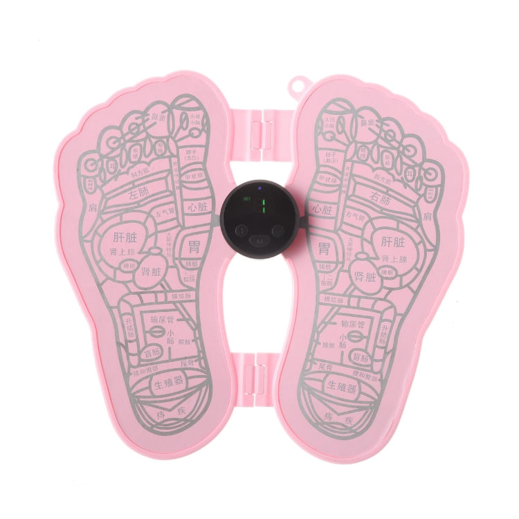 MLR-125 Mini massaggiatore per piedi Massaggiatore per piedi per anziani Massaggiatore rilassante per piedi portatile a impulsi EMS, Black (Battery), Pink (Battery), Pink (Rechargeable), Black (Rechargeable)