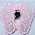 MLR-125 Mini massaggiatore per piedi Massaggiatore per piedi per anziani Massaggiatore rilassante per piedi portatile a impulsi EMS, Black (Battery), Pink (Battery), Pink (Rechargeable), Black (Rechargeable)