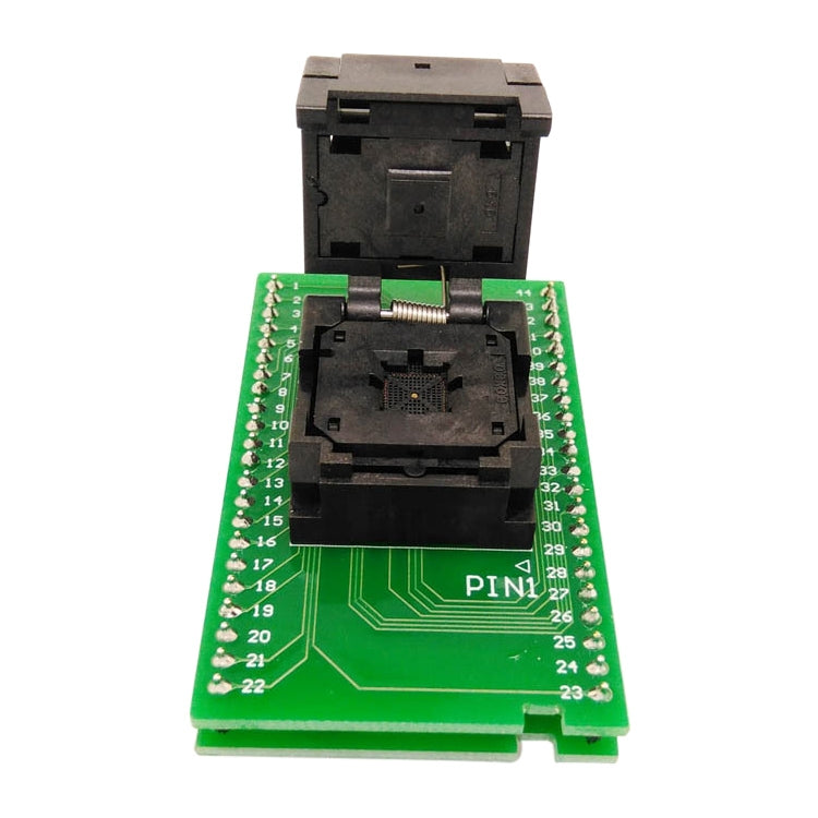 QFN44-0.5 Flip Shrapnel Burn Socket Test Socket programmatore, QFN44-0.5