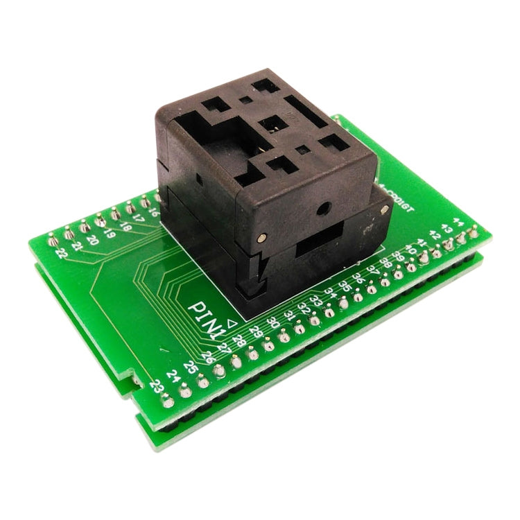 QFN44-0.5 Flip Shrapnel Burn Socket Test Socket programmatore, QFN44-0.5