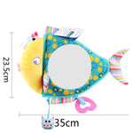 Giocattolo di peluche con pendente per specchietto retrovisore per auto retromarcia per seggiolino auto per bambini, 35 x 23.5 cm Fish Mirror, 35 x 23.5 cm Brown Bear Mirror, 35 x 23.5 cm Ocean Mirror, 35 x 23.5 cm Penguin Mirror