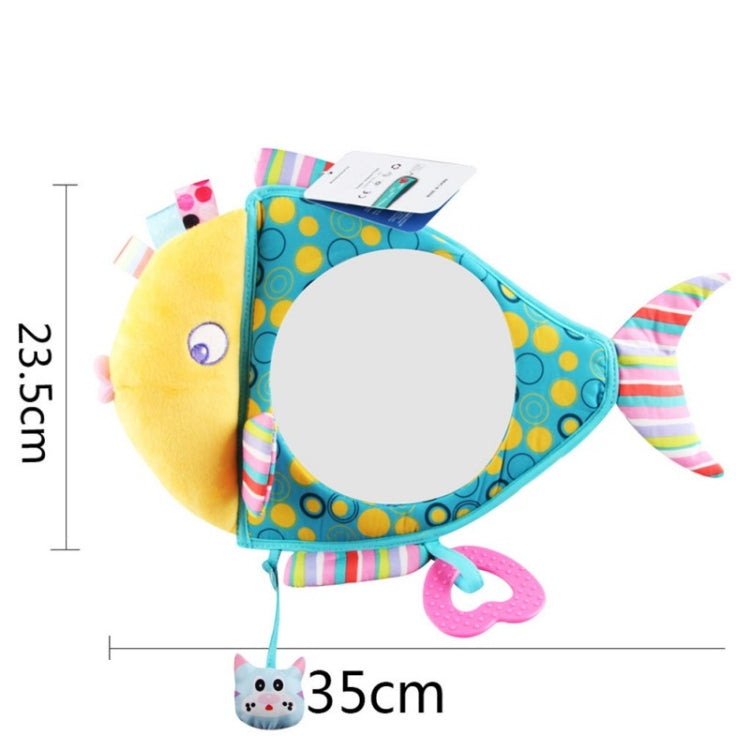 Giocattolo di peluche con pendente per specchietto retrovisore per auto retromarcia per seggiolino auto per bambini, 35 x 23.5 cm Fish Mirror, 35 x 23.5 cm Brown Bear Mirror, 35 x 23.5 cm Ocean Mirror, 35 x 23.5 cm Penguin Mirror