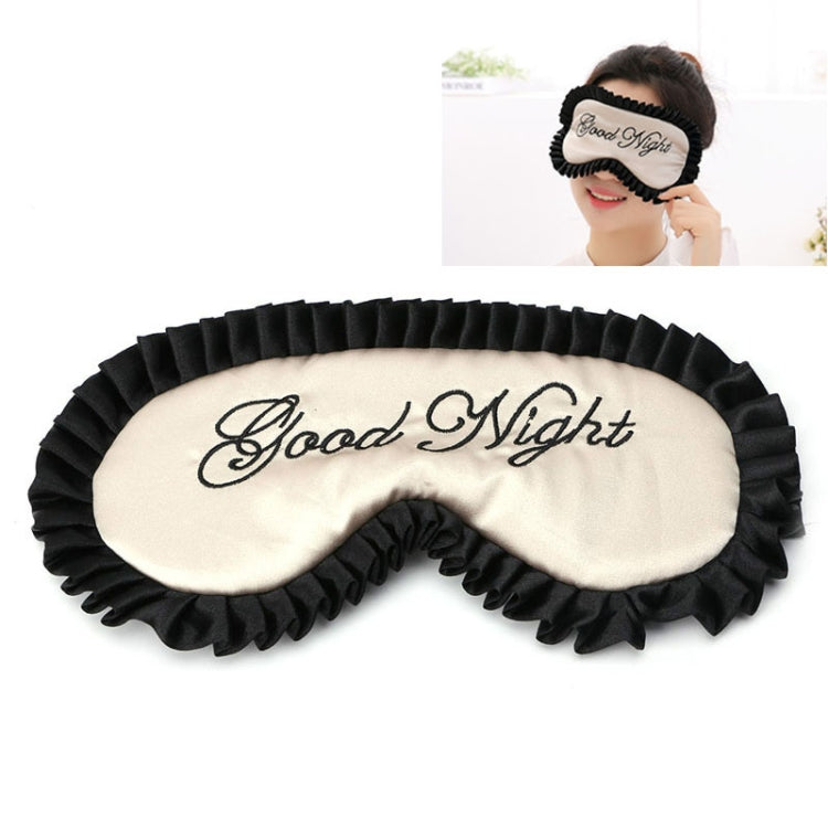Maschera per dormire in raso di seta imitazione 24x12 cm