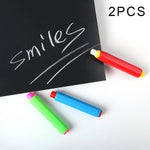 2 PCS Clip di gesso per lavagna senza polvere, Dustless Chalk Clip