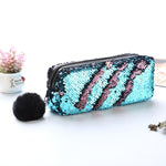 Astuccio reversibile con paillettes da 3 pezzi grande