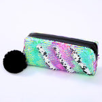 Astuccio reversibile con paillettes da 3 pezzi grande
