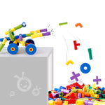 Giocattolo educativo 72 pezzi in tubo di plastica ABS