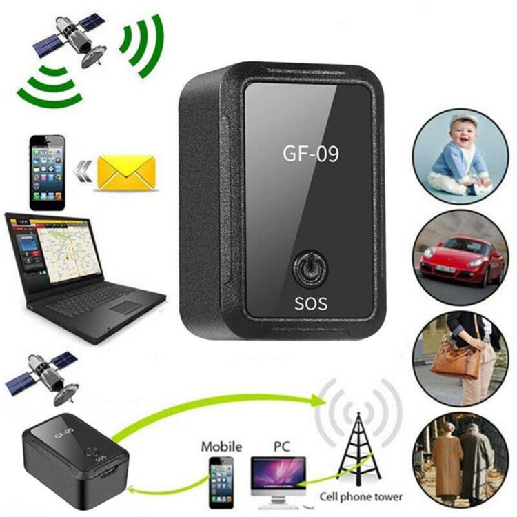 Localizzatore GPS per auto portatile GF09 Localizzatore anti-smarrimento per animali domestici per bambini, GF09
