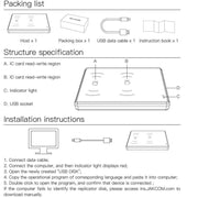 JAKCOM CD2 Controllo accessi Duplicatore di schede di prossimità Lettore di schede RFID/ICID Lettore di schede