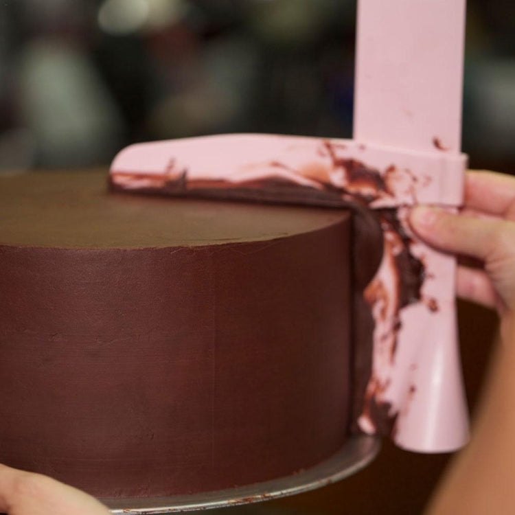 Raschietto per torta fai-da-te regolabile, spatole per fondente, bordo per torta, crema più liscia