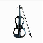 YS030 Violino elettronico manuale in legno 4/4 per principianti, con borsa, Wine Red, White, Black
