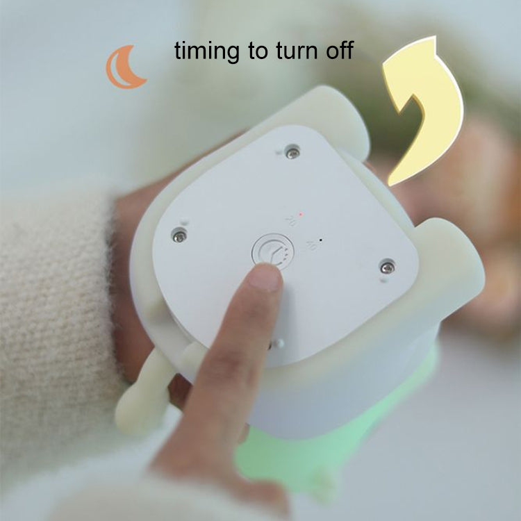 JX-YD-08 Silicone Vitello Cow Night Light LED Colorful Dimming Pat Sleeping Bedside Lamp, JX-YD-08 Calf Cow