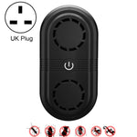 BG307 Repellente per talpe ad ultrasuoni Repellente per zanzare Domestico Interno Doppio corno Repellente per insetti elettronico, US  Plug 110V, EU Plug 220V, UK Plug 220V, AU Plug 220V