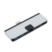 Cabledeconn T0409 Convertitore di interfaccia cavo di rete docking station HUB USB 3.0 multifunzionale, For Microsoft Surface Pro 7, For Microsoft Surface pro X, For Microsoft Surface Go 1 / 2, For Surface Pro 4 / 5 / 6, For Microsoft Surface Laptop 1 ...