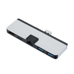 Cabledeconn T0409 Convertitore di interfaccia cavo di rete docking station HUB USB 3.0 multifunzionale, For Microsoft Surface Pro 7, For Microsoft Surface pro X, For Microsoft Surface Go 1 / 2, For Surface Pro 4 / 5 / 6, For Microsoft Surface Laptop 1 ...