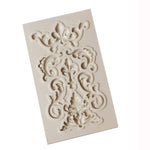 Stampo in silicone per bordo da 2 pezzi, stampo per fondente, strumenti per decorare torte, stampo per cioccolato, Border Silicone Mold