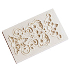 Stampo in silicone per bordo da 2 pezzi, stampo per fondente, strumenti per decorare torte, stampo per cioccolato, Border Silicone Mold