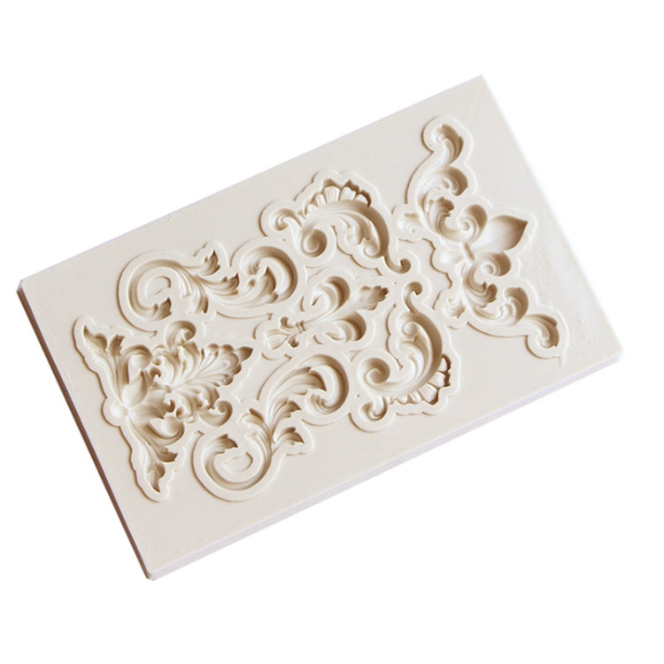 Stampo in silicone per bordo da 2 pezzi, stampo per fondente, strumenti per decorare torte, stampo per cioccolato, Border Silicone Mold