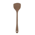 Utensili da cucina con spatola in legno, ali di pollo non verniciate, manico lungo, Large Spatula, Large vegetable Spatula, Oblique Spade, Square Curved Spade, 3 Square Curved Spade
