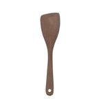 Utensili da cucina con spatola in legno, ali di pollo non verniciate, manico lungo, Large Spatula, Large vegetable Spatula, Oblique Spade, Square Curved Spade, 3 Square Curved Spade