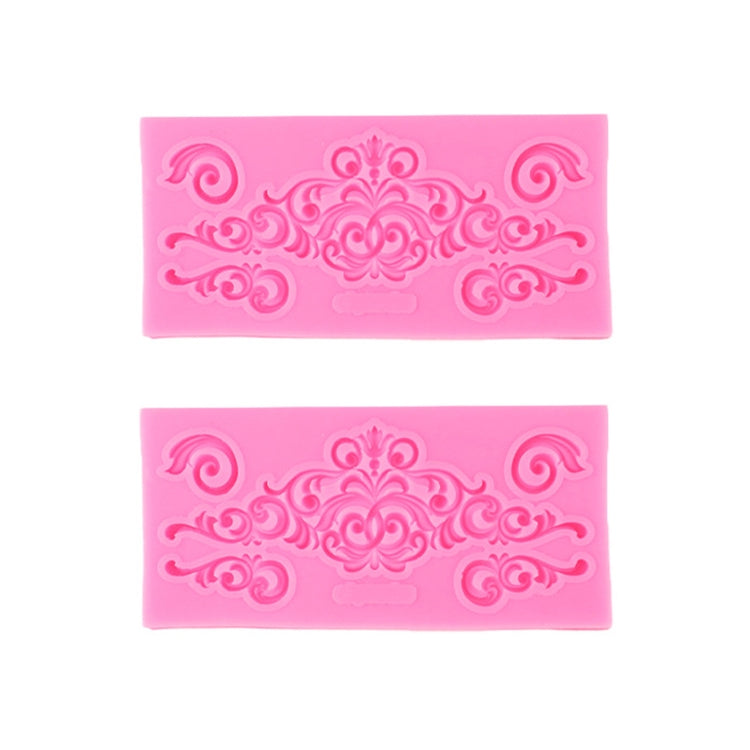 Stampo in silicone per torta fondente da 2 pezzi. Cornice con bordo in rilievo cavo. Stampo per cornice per foto retrò