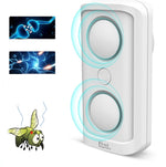 BG302 Repellente per insetti ad ultrasuoni repellente per zanzare con conversione di frequenza intelligente a doppio altoparlante, US Plug 110V, EU Plug 220V, UK Plug 220V, JP Plug 110V