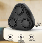 BG310 Repellente per topi/repellente per insetti/repellente per zanzare a conversione automatica di frequenza a 3 corni, US Plug 110V, EU Plug 220V, AU Plug 220V, UK Plug 220V, JP Plug 110V