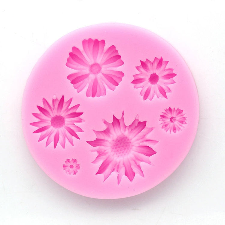 2 stampi in silicone per fiori 3D, per fondente, per torte, caramelle, cioccolato, ghiaccio, pasticceria, 3D Flower Shape