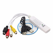 Adattatore per scheda di acquisizione video audio USB 2.0 portatile Acquisizione video da VHS a DVD per Win7 / Win8 / XP / Vista, unità gratuita