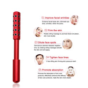30 Massaggio al germanio Beauty Stick Roller Strumento di bellezza a forma di V Massaggiatore facciale Consegna a colori casuale, 30 Germanium