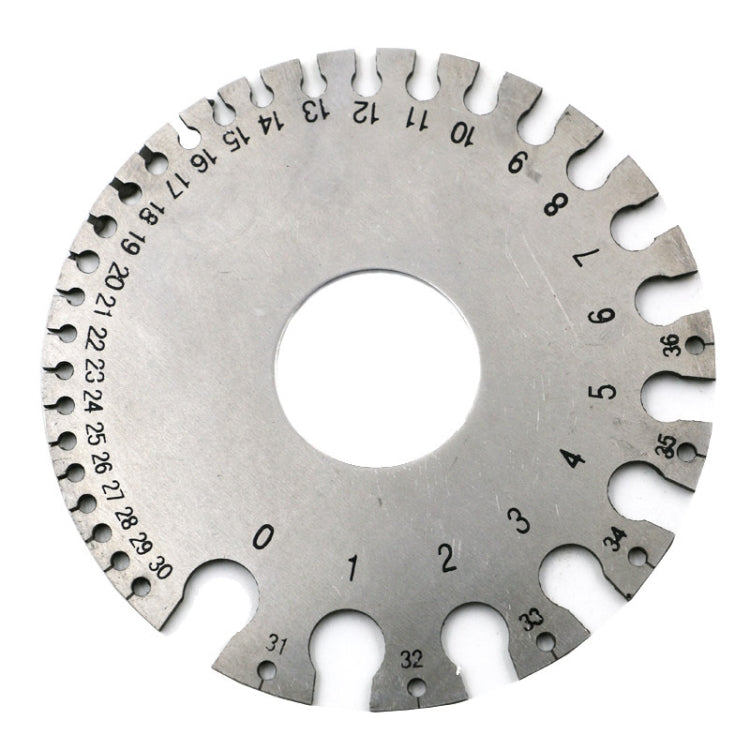 Calibro in acciaio inox per filo e saldatura 84x20 mm