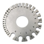 Calibro per filo in acciaio inossidabile Modello Controllo saldatura Righello Spessore Righello Calibro per saldatura a filo, Wire Welding Gauge