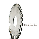 Calibro per filo in acciaio inossidabile Modello Controllo saldatura Righello Spessore Righello Calibro per saldatura a filo, Wire Welding Gauge