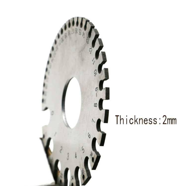 Calibro per filo in acciaio inossidabile Modello Controllo saldatura Righello Spessore Righello Calibro per saldatura a filo, Wire Welding Gauge