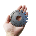 Calibro per filo in acciaio inossidabile Modello Controllo saldatura Righello Spessore Righello Calibro per saldatura a filo, Wire Welding Gauge