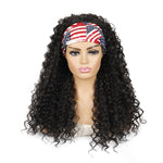 Copricapo per parrucca con fascia per capelli. Copricapo per parrucca in fibra chimica, Black Hair Band 1B#O, Stars And Stripes Headband 1B#H, Leopard Headband 1B#G, Flower Hair Band 1B#C, 1B#XC, 4#XK, 27#XB, 33#XG, 613#O, 613#A, 613#G, 613#XC