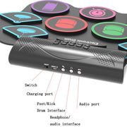 MD862M Batteria Bluetooth per principianti Impara a suonare la batteria elettronica portatile, MD862M