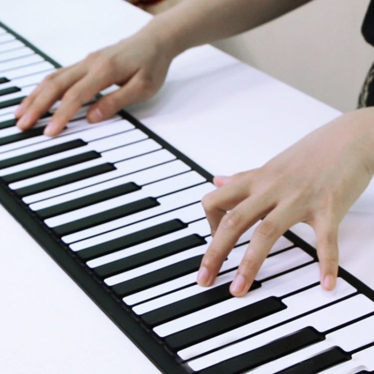 MIDI88 Pianoforte pieghevole a 88 tasti arrotolato a mano Tastiera morbida MIDI professionale Piano elettronico portatile per esercitazione simulata, 88-Key