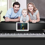 MIDI88 Pianoforte pieghevole a 88 tasti arrotolato a mano Tastiera morbida MIDI professionale Piano elettronico portatile per esercitazione simulata, 88-Key