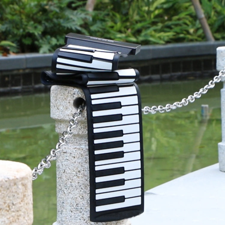 MIDI88 Pianoforte pieghevole a 88 tasti arrotolato a mano Tastiera morbida MIDI professionale Piano elettronico portatile per esercitazione simulata, 88-Key